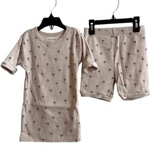 Petit Lem Palm Tree Kids Pajama Set
